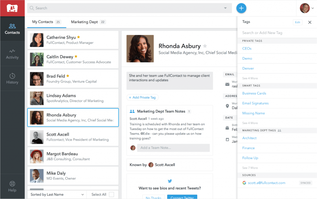 Complete Contact Manager Full Contact - Software For Projects